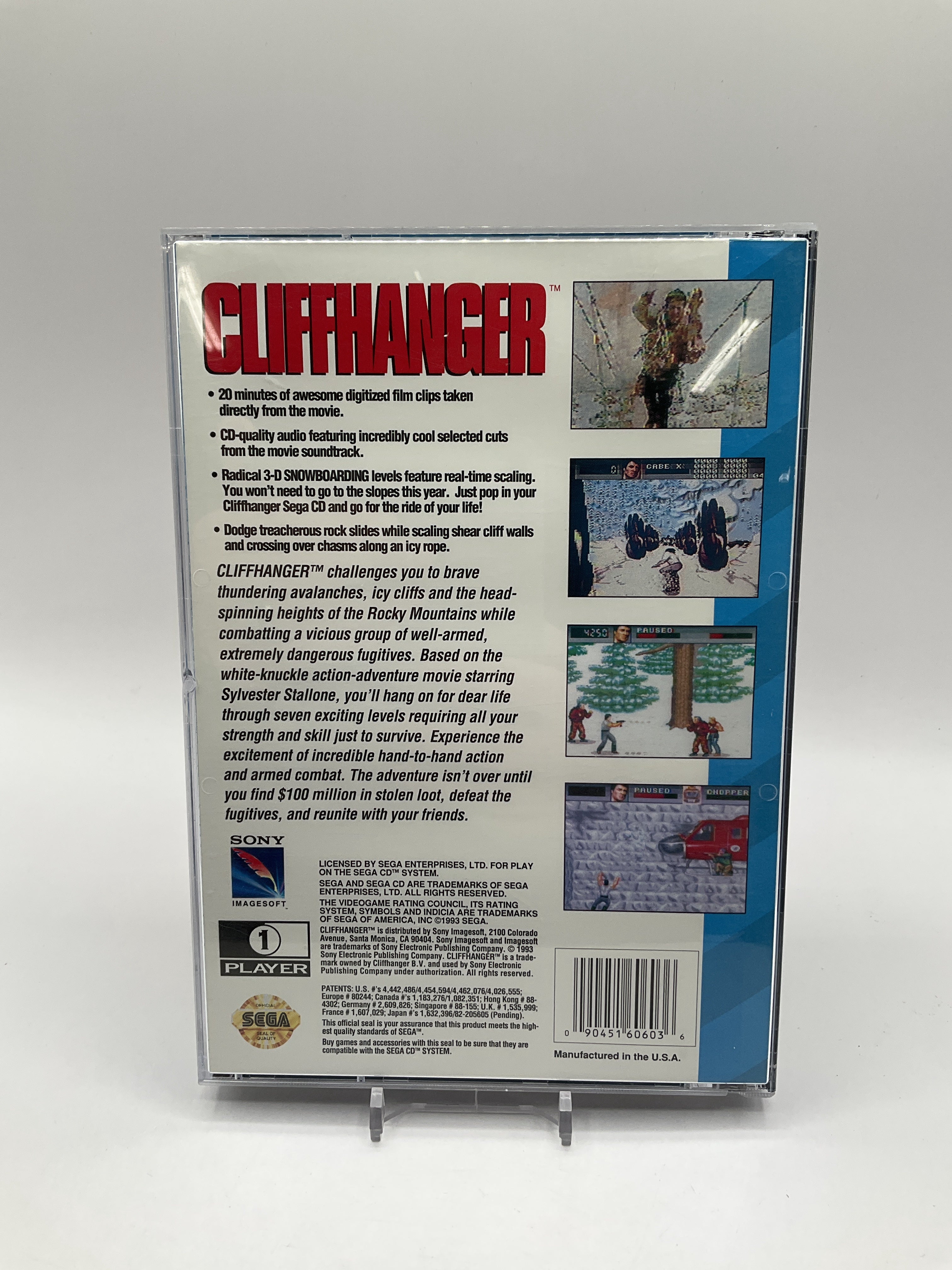 Cliffhanger Sega CD Used、Collector Store LLC - VG、kayou