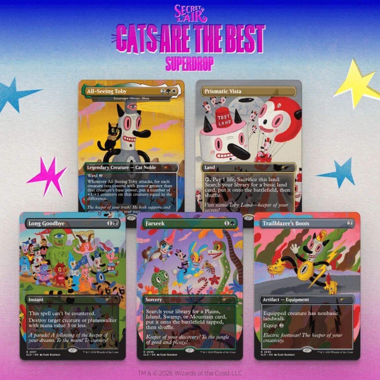 Magic the Gathering: Toby's Journey by Gary Baseman Secret Lair、Magic the Gathering、kayou