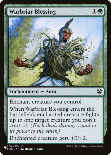 Warbriar Blessing (LIST-204/254) - The List、Wizards of the Coast、kayou