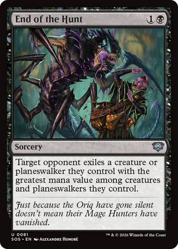 End of the Hunt (Foil) | Secrets of Strixhaven、Magic: The Gathering、kayou