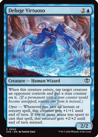 Deluge Virtuoso (SOS-042) - Secrets of Strixhaven、Wizards of the Coast、kayou