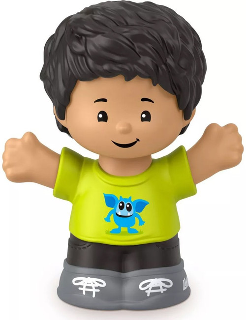 Fisher Price Little People Boy with Monster Shirt 2.7-Inch Figure、ToyWiz、kayou