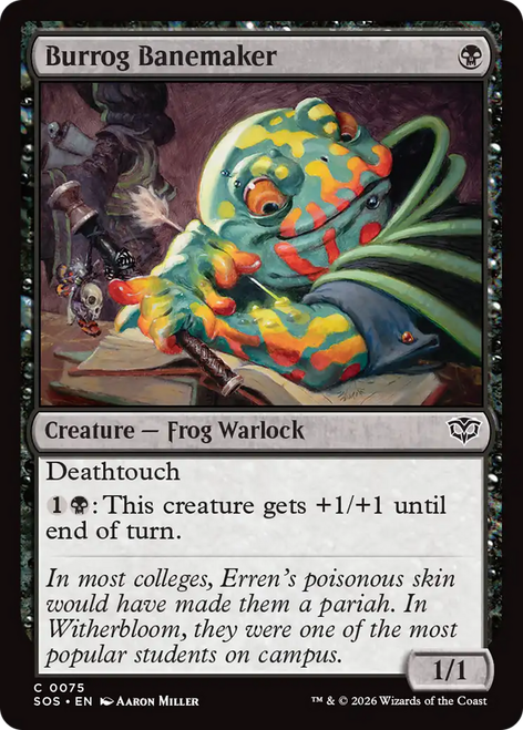 Burrog Banemaker (Foil) | Secrets of Strixhaven、Magic: The Gathering、kayou