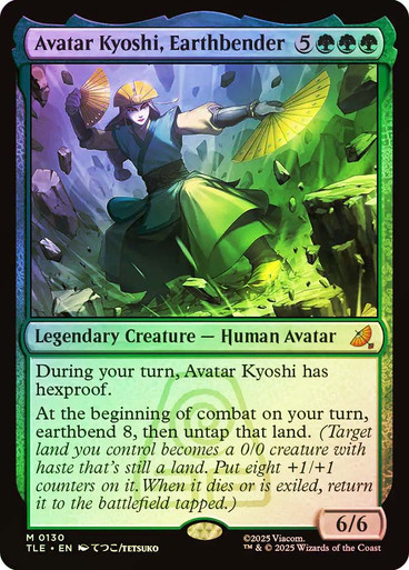 Avatar Kyoshi, Earthbender (TLE-130)、Magic: The Gathering、kayou