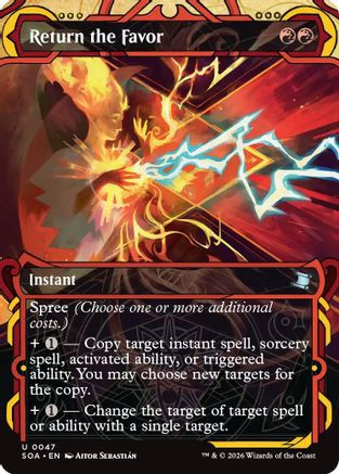 Return the Favor (SOA-047) - Secrets of Strixhaven: Mystical Archive Foil、Wizards of the Coast、kayou
