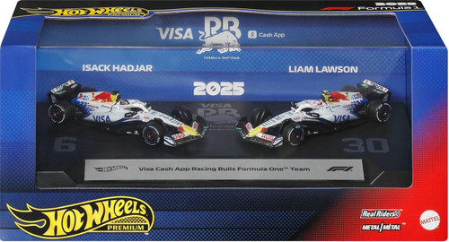 Hot Wheels Premium Visa Cash App Racing Bulls Formula One Team Die Cast Car Set、ToyWiz、kayou