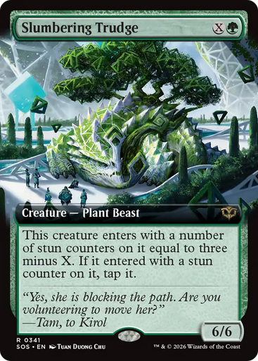 Slumbering Trudge (Extended Art) | Secrets of Strixhaven、Magic: The Gathering、kayou