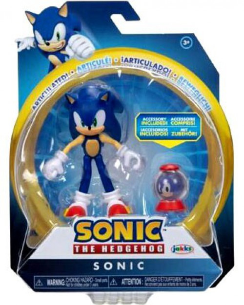 Sonic The Hedgehog Sonic Action Figure Modern, 1-Up Item Box, Damaged Package、ToyWiz、kayou