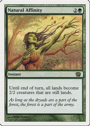 Natural Affinity (8ED-269) - 8th Edition Foil、Wizards of the Coast、kayou