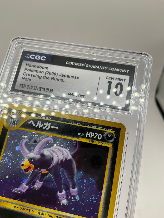 Houndoom Pokemon Crossing the Ruins Holo Japanese CGC 10、Collector Store LLC Gaming、kayou