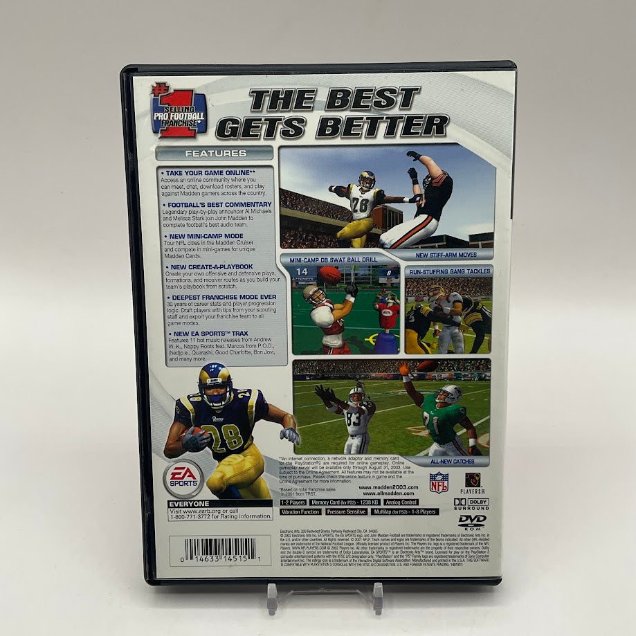 Madden 2003 Playstation 2 Used #2、Collector Store LLC - VG、kayou