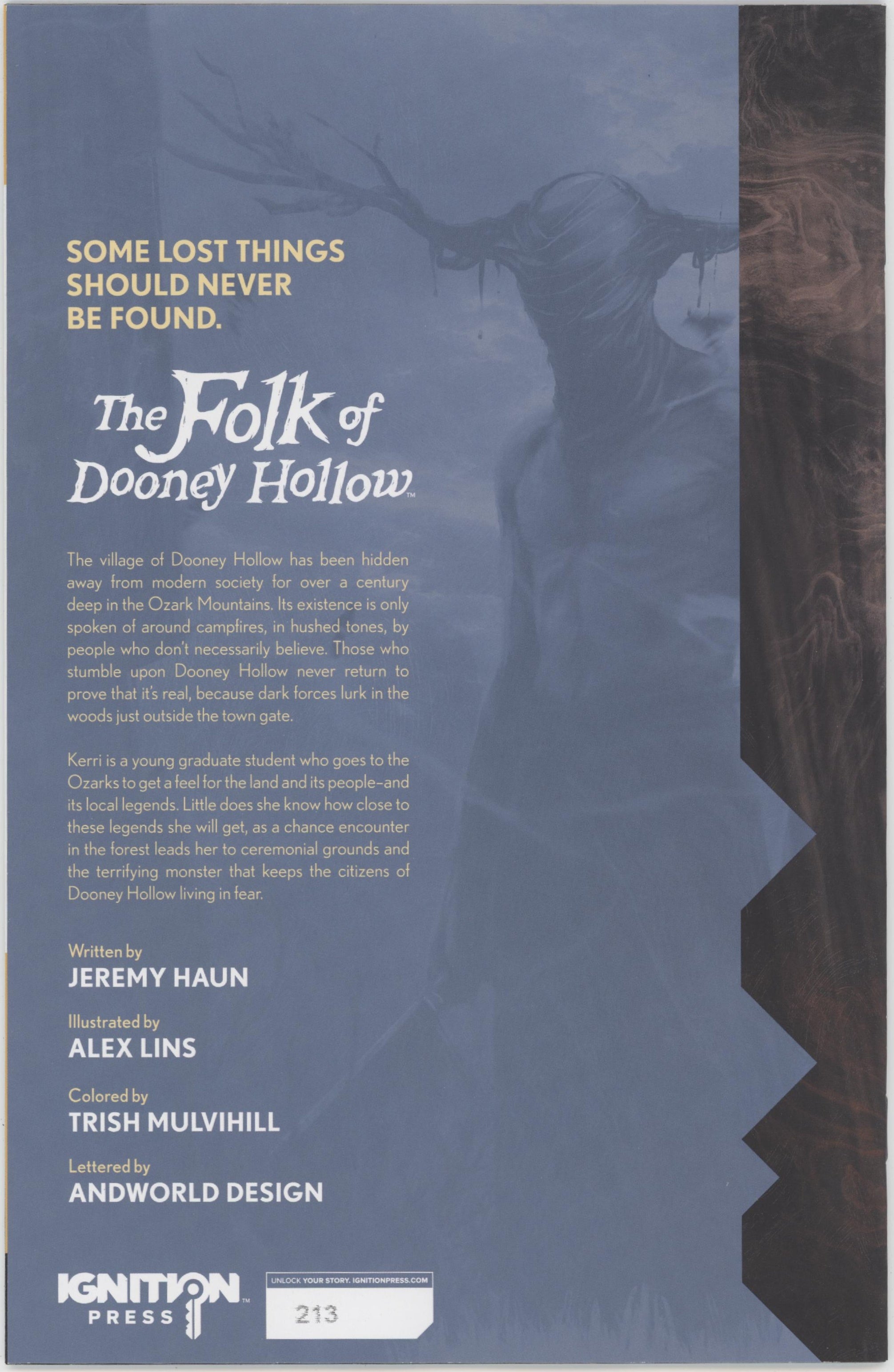 Folk Of Dooney Hollow #1 Cover C Ebrahel Lurci 1 in 10、Ignition Press、kayou