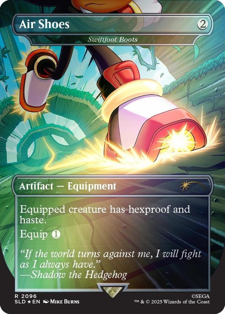 MtG Secret Lair Drop Series Rare FOIL Swiftfoot Boots #2096、ToyWiz、kayou