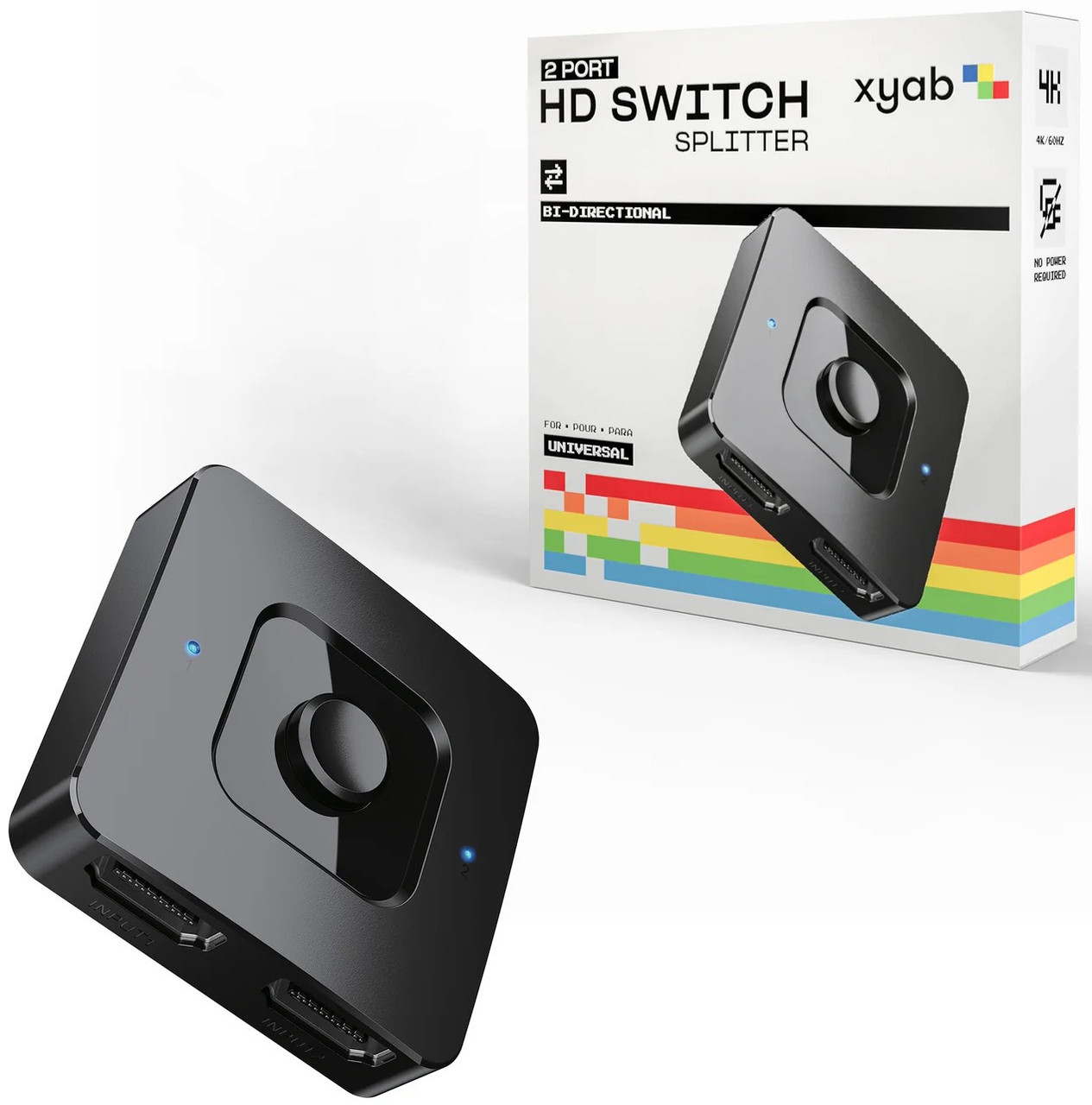 XYAB 2 Port Bi-Directional HD Switch Splitter、ToyWiz、kayou