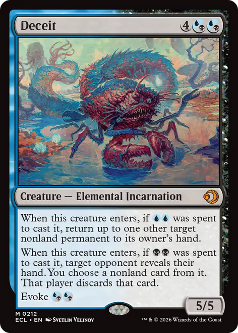 Deceit (Foil) | Lorwyn Eclipsed、Magic: The Gathering、kayou