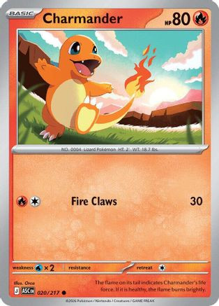 Charmander 20 - ME Ascended Heroes、The Pokémon Company、kayou