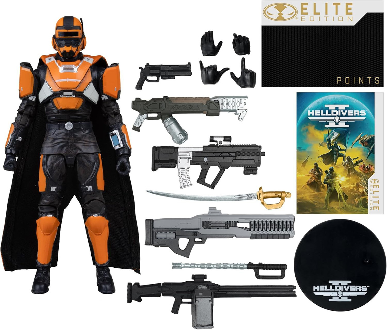 McFarlane Toys Helldivers 2 CE-25 Trench Engineer Deluxe Action Figure Elite Edition、ToyWiz、kayou