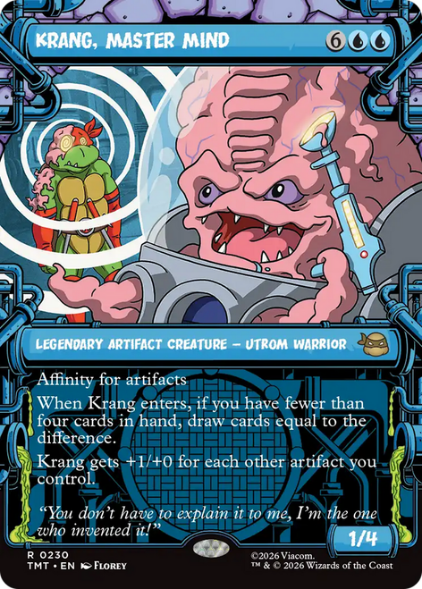 Krang, Master Mind (Showcase Foil) | Teenage Mutant Ninja Turtles、Magic: The Gathering、kayou