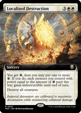 Localized Destruction (Extended Art) (Ripple Foil) (M3C-041) - Modern Horizons 3 Commander Foil、Wizards of the Coast、kayou