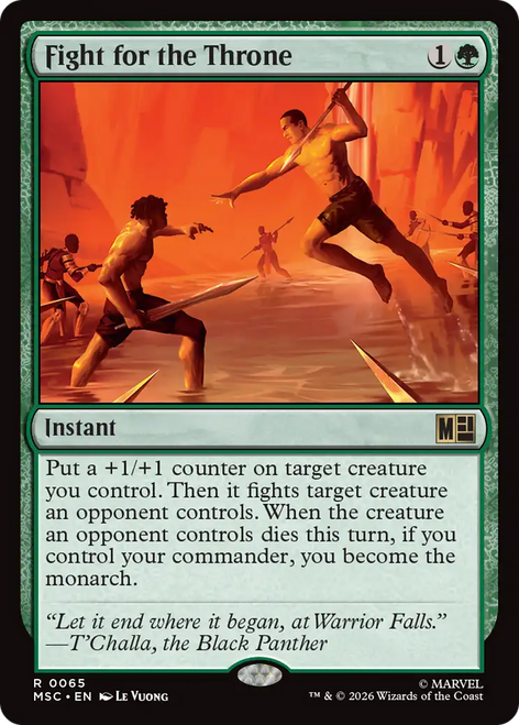 Fight for the Throne (Surge Foil) | Marvel Super Heroes Commander、Magic: The Gathering、kayou