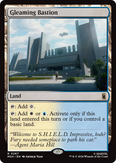 Gleaming Bastion (Foil) | Marvel Super Heroes、Magic: The Gathering、kayou