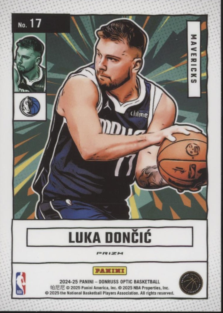 Luka Doncic 2024-25 Panini Donruss Optic Net Marvels Red Scope Prizm #17、Collector Store LLC、kayou