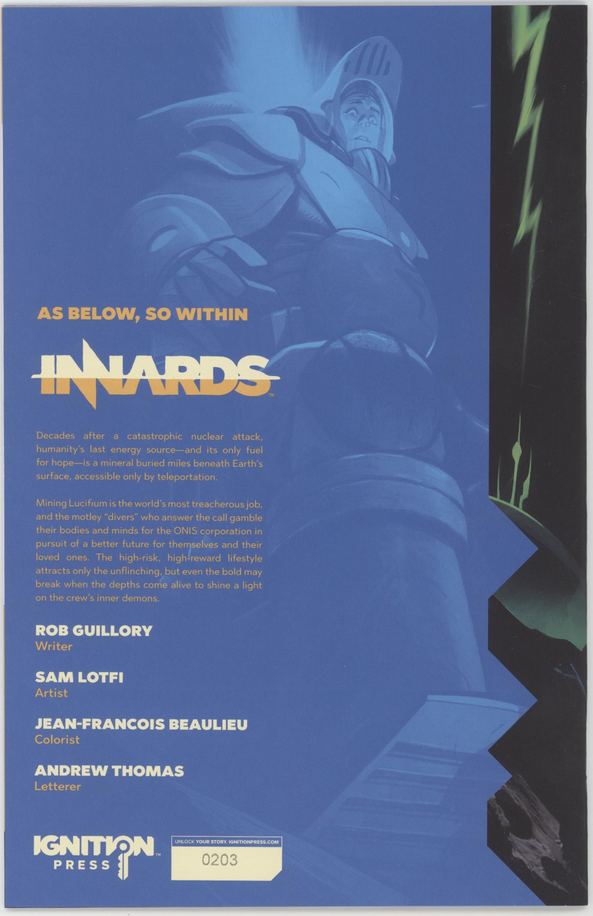 Innards #1 Cover C Mike Huddleston 1 in 10、Ignition Press、kayou