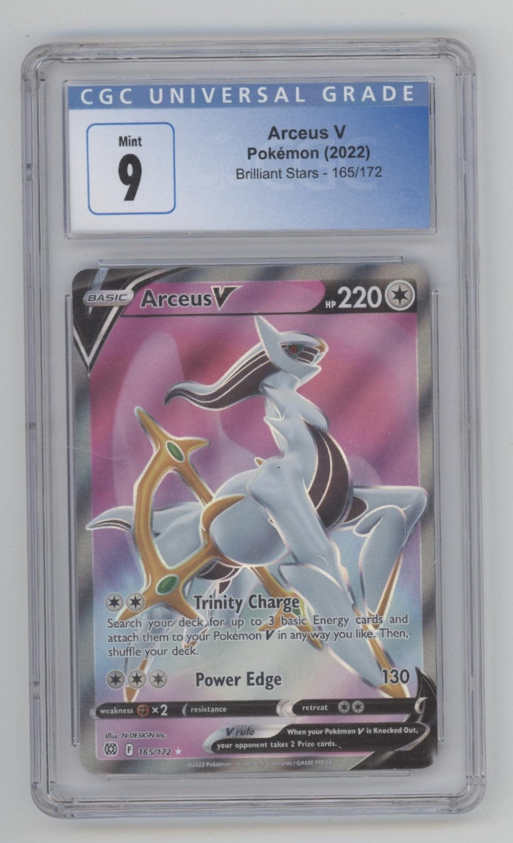 Arceus V Pokemon Brilliant Stars #165 CGC 9、Collector Store LLC Gaming、kayou