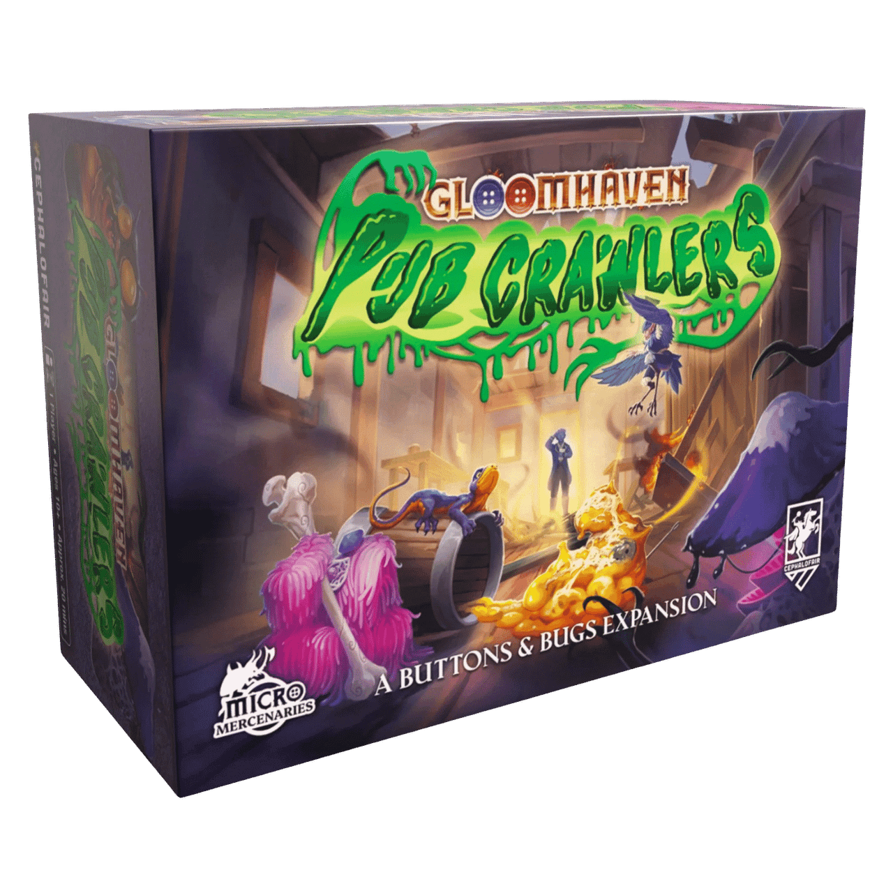 Gloomhaven: Buttons & Bugs - Pub Crawlers Expansion (PREORDER)、CEPHALOFAIR GAMES、kayou