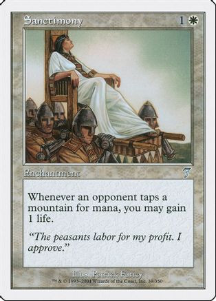 Sanctimony (7ED-039) - 7th Edition、Wizards of the Coast、kayou
