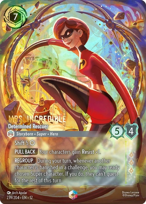 Mrs. Incredible - Determined Rescuer (Enchanted Rare) | Wilds Unknown、Disney Lorcana、kayou