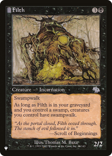 Filth (LIST-66/143) - The List: (tombstone)、Wizards of the Coast、kayou