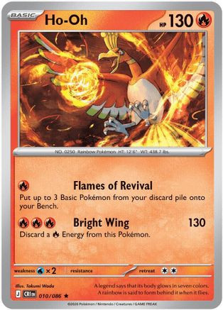 Ho-Oh 10 - ME04 Chaos Rising Holofoil、The Pokémon Company、kayou