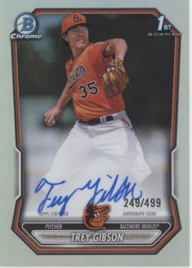 Trey Gibson 2026 Bowman Chrome Refractor Auto 249/499 #CPA-TGI、Collector Store LLC、kayou