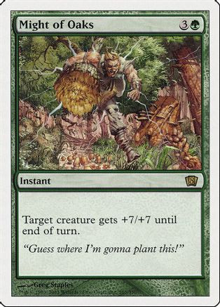 Might of Oaks (8ED-265) - 8th Edition Foil、Wizards of the Coast、kayou