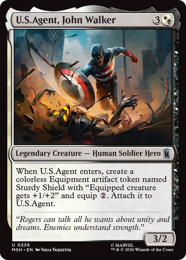 U.S.Agent, John Walker (Foil) | Marvel Super Heroes、Magic: The Gathering、kayou