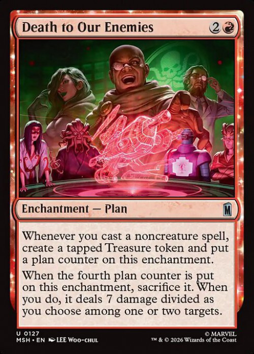 MtG Marvel Super Heroes Uncommon Death to Our Enemies #127、ToyWiz、kayou