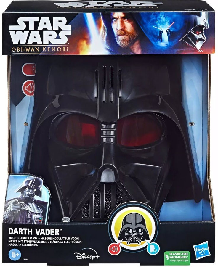 Star Wars Obi-Wan Kenobi Darth Vader Exclusive Voice Changer Mask Damaged Package、ToyWiz、kayou