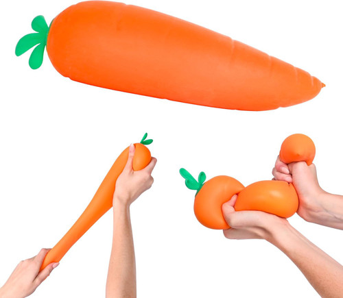 Squeeezy Carrot 12-Inch Squeeze Toy、ToyWiz、kayou