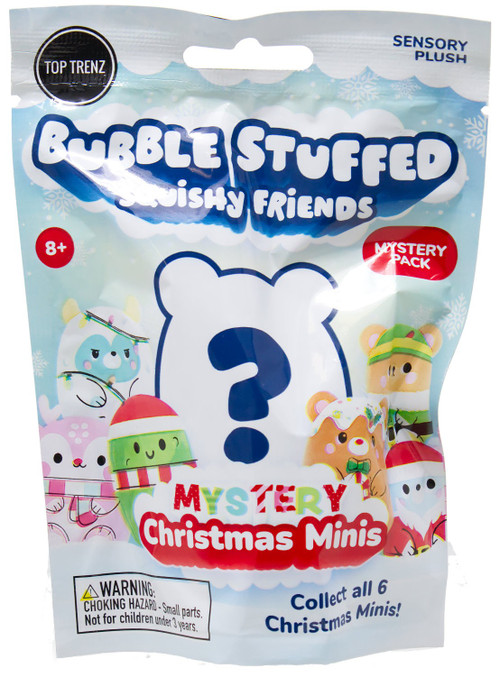Bubble Stuffed Squishy Friends Mystery Christmas Mini Mystery Pack、ToyWiz、kayou