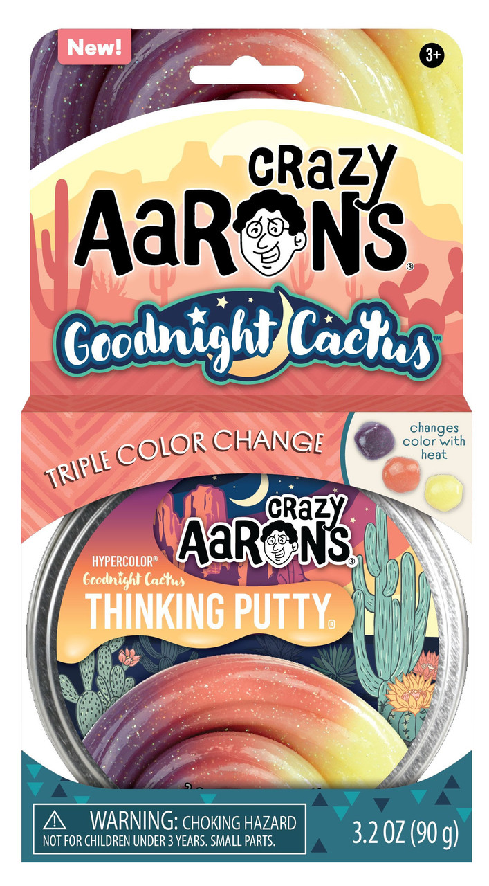Thinking Putty Goodnight Cactus 4-Inch Full Size Putty、ToyWiz、kayou