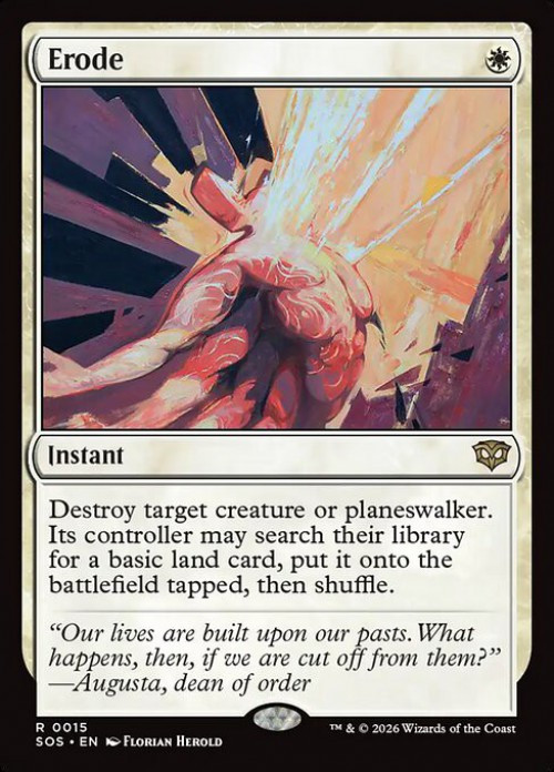 MtG Secrets of Strixhaven Rare Erode #15、ToyWiz、kayou