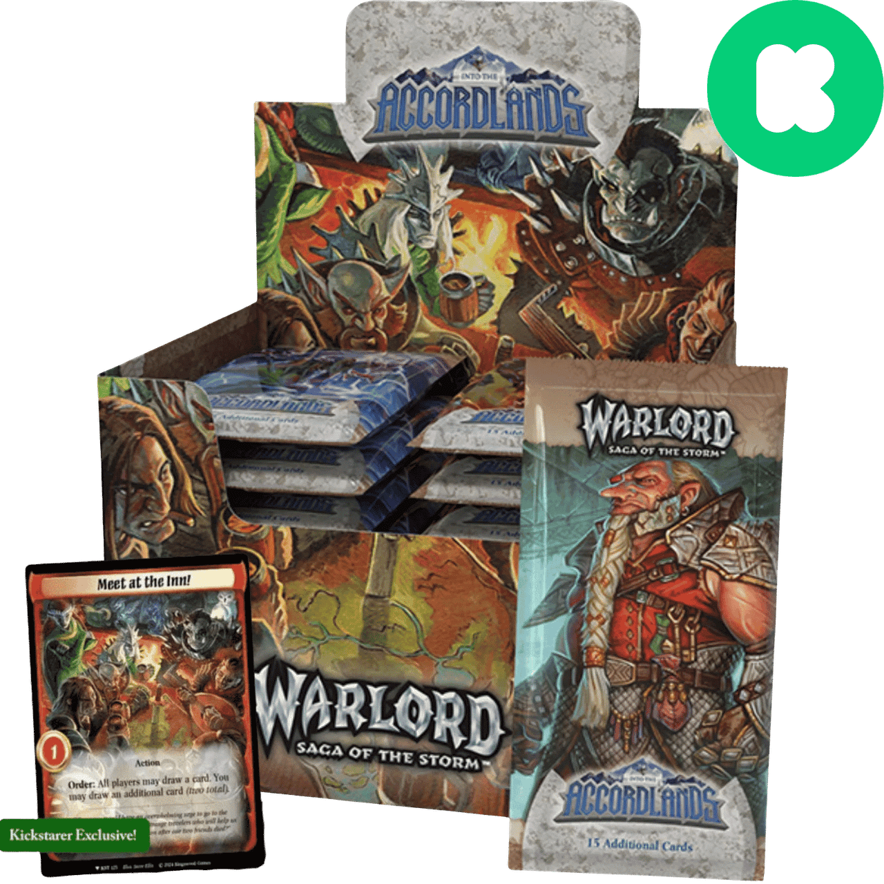 Warlord: Saga of the Storm CCG: Into the Accordlands - Booster Box (Kickstarter)、Kingswood Games、kayou