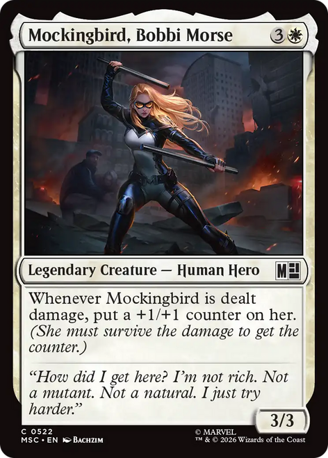 Mockingbird, Bobbi Morse | Marvel Super Heroes Commander、Magic: The Gathering、kayou