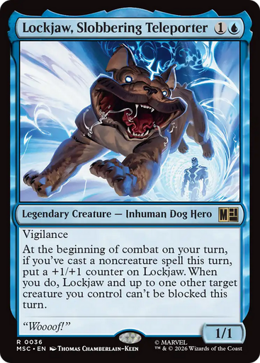 Lockjaw, Slobbering Teleporter (Surge Foil) | Marvel Super Heroes Commander、Magic: The Gathering、kayou