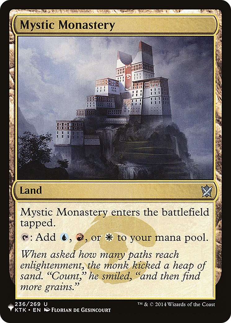 Mystic Monastery (LIST-236/269) - The List、Wizards of the Coast、kayou
