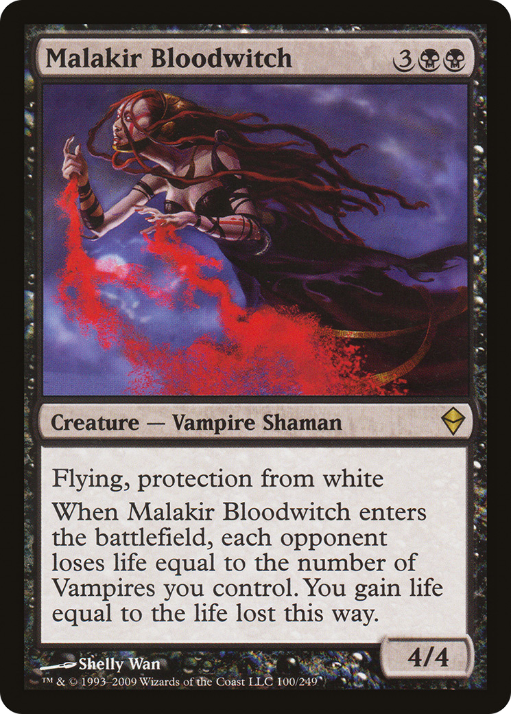 Malakir Bloodwitch (ZEN-100) - Zendikar Foil (HP)、Wizards of the Coast、kayou