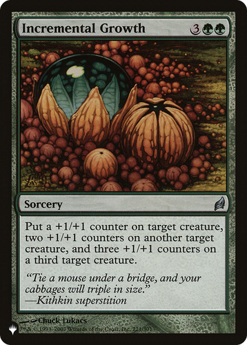 Incremental Growth (LIST-221/301) - The List、Wizards of the Coast、kayou