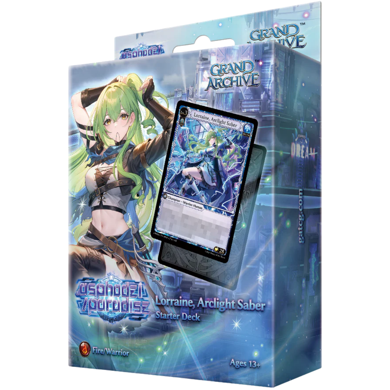 Grand Archive TCG: .asphodel/paradise - Lorraine, Arclight Saber - Starter Deck、Weebs of the Shore、kayou