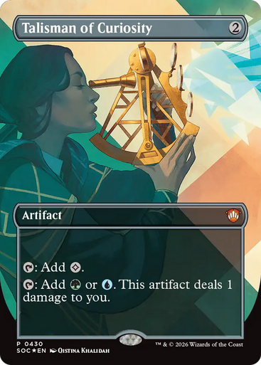 Talisman of Curiosity (Codex Bundle Foil) | Secrets of Strixhaven Commander、Magic: The Gathering、kayou